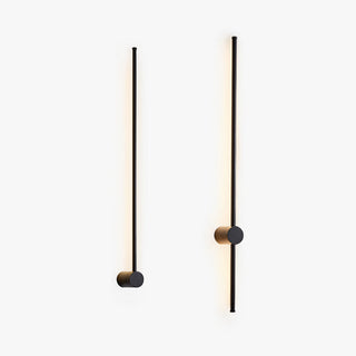Kirixen Applique Murale Intérieure Minimaliste Linéaire LED. Métal. Noir.-Luire