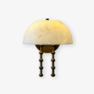 Bellini Alabaster Sconce-Neutral Decor