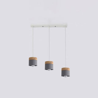 Valentina Suspension LED Macaron Nordique Métal/Bois Chambre