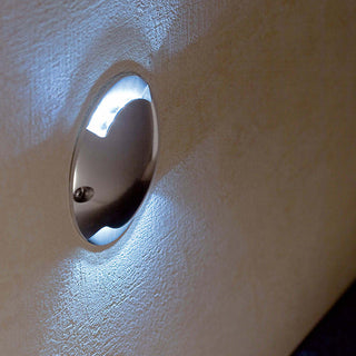 Ray Éclairage Escalier Extérieur/Lampe Extérieure Rond Moderne, Métal/Verre, Noir, Cour