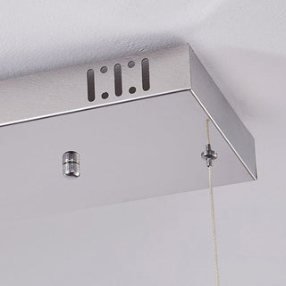 Kristy Luminaires Suspensions LED Wave Moderne Grande Cristal Métal Argent/Or Salon/Cuisine