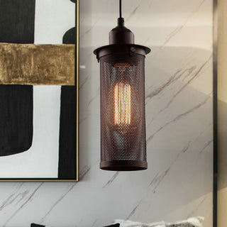 Arisha Industrielle LED Suspension Noir Métal Salon Chambre à coucher