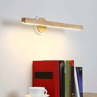 Muto Simple Applique Murale Rectangulaire Moderne LED Bois/Métal Bois Chambre/Salon