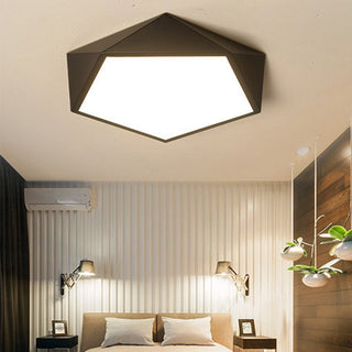 Arisha Design LED Plafonnier Simple Moderne Métal Noir/Blanc Salon