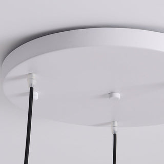 Valentina Moderne LED Suspension Métal Noir Salle À Manger/Chambre À Coucher