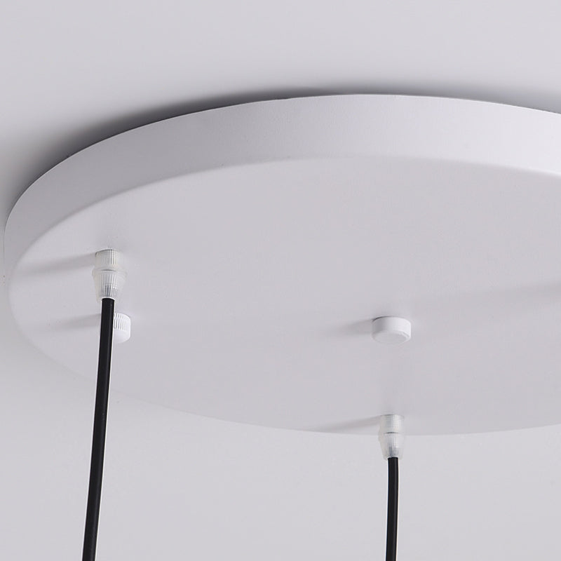 Valentina Moderne LED Suspension Métal Noir Salle À Manger/Chambre À Coucher