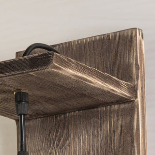 Epoch Applique Mutrale Pot, Métal et Bois