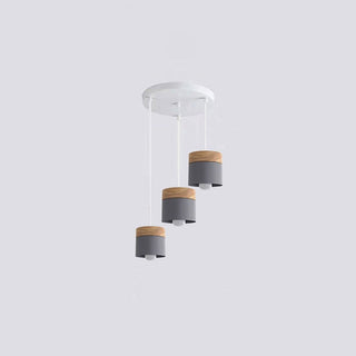 Valentina Suspension LED Macaron Nordique Métal/Bois Chambre