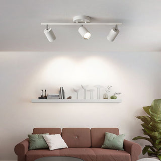 Arisha Moderne LED Plafonnier Blanc Noir Métal Salon Chambre à coucher