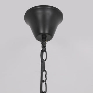 Silva Suspension Carrée Rustique, Metal/Bois, Bois/Marron, Chambre