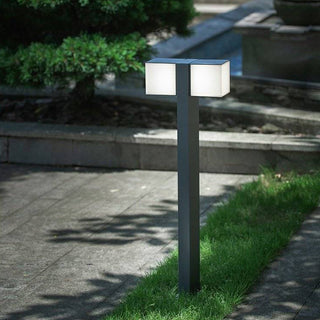 Ray Borne Extérieure Pivotante Moderne, Métal, Noir, Allée