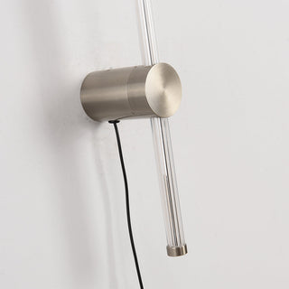 Ray Applique Murale Linéaire Simple, Métal/Acrylique, Cuivre/Nickel, Chambre