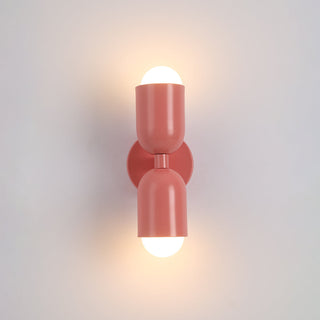 Zareno Applique Murale Cylindre Scandinave Métal Coloré Salon-Luire