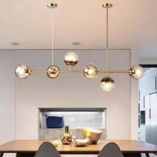 Valentina Moderne LED Suspension Globe Métal Verre Salon Cuisine
