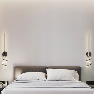 Arisha Applique Murale LED Spirale Moderne Pour Chambre, Couloir, Salon