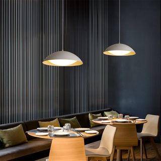 Valentina Suspension Moderne Minimaliste Blanc Métal Salle à Manger