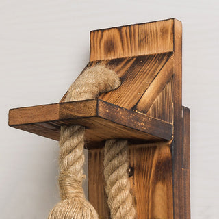 Epoch, Applique, Bois et Corde de Chanvre
