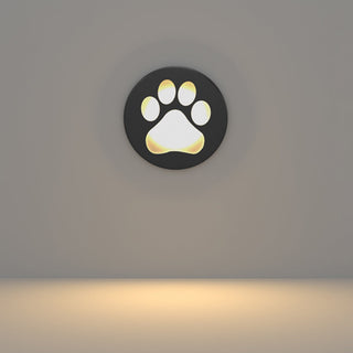 Aria Lampe Extérieure au Sol Patte de chat Moderne, Métal, Gris, Cour
