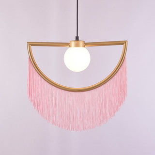 Aria Design Suspension Jaune/Vert/Rose/Café Métal/Tissu Chambre à coucher