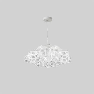 Arisha Suspension Irrégulier Géométrique, Metal/Acrylique, Blanc/Noir, Chambre