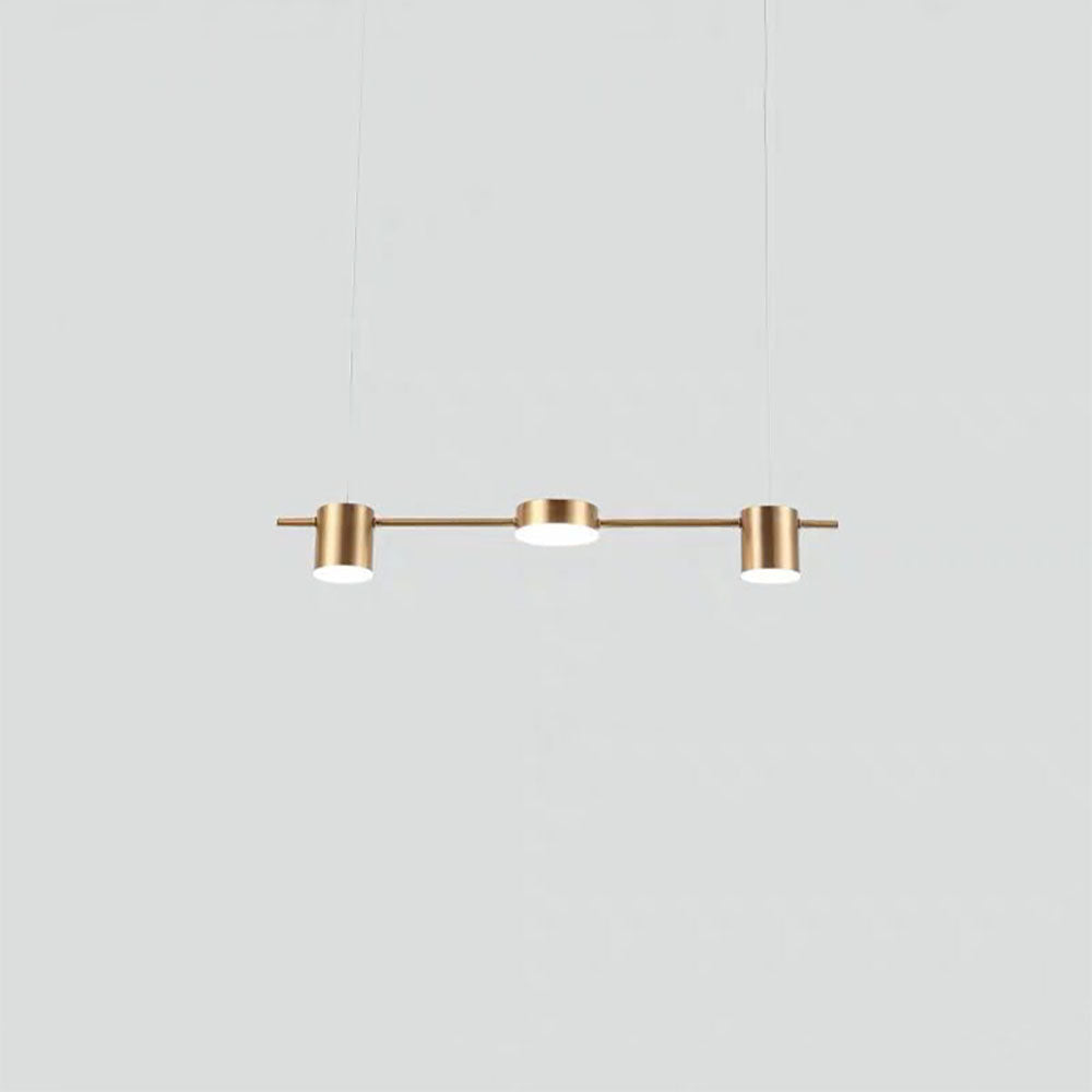 Arisha Modern LED Suspension Or Noir Métal Salon Chambre à Coucher