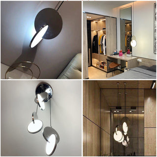 Arisha Luminaires Suspension  Minimaliste Métal Or/Argent Salon