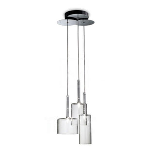 Kristy Design LED Suspension Clair Verre/Métal Chambre à coucher