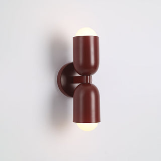 Zareno Applique Murale Cylindre Scandinave Métal Coloré Salon-Luire