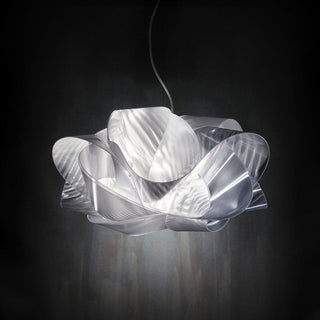 Arisha Suspension Fleur Simple, PVC, Blanc, Salon