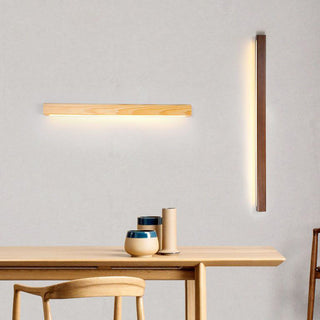 Zenx Applique Murale Linéaire en Bois
