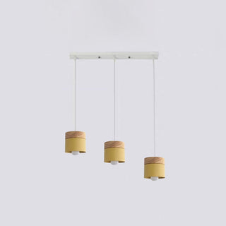 Valentina Suspension LED Macaron Nordique Métal/Bois Chambre
