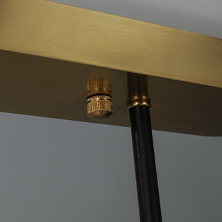 Ray Suspension Linéaire Moderne, Metal/Acrylique, Rouge/Marron, Chambre