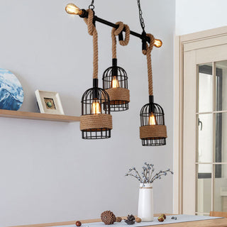 Epoch Suspension LED Rétro en Métal Noir Pour Café/Bar/Salle à Manger
