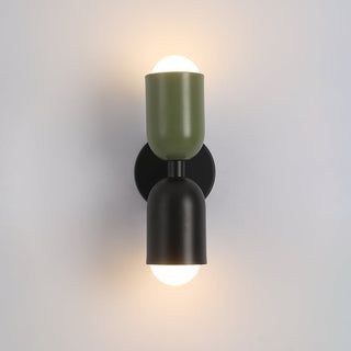 Zareno Applique Murale Cylindre Scandinave Métal Coloré Salon-Luire