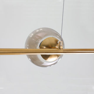 Valentina Moderne LED Suspension Globe Métal Verre Salon Cuisine