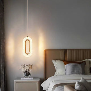 Kristy Luminaires Suspensions Arc Deco Moderne Simple Métal/Acrylique Doré Salon