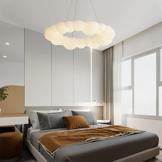 Arisha Plafonnier/Suspension Petale Moderne, Metal/Acrylique, Blanc, Salon