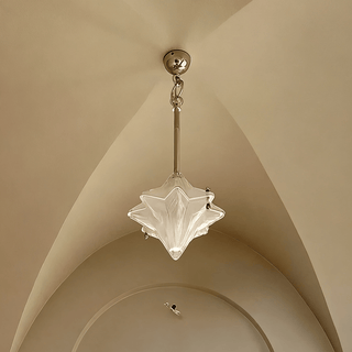 Prismatic Star Pendant Lamp-Neutral Decor