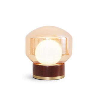 Brinox Lampe de Table en Bois Artistique