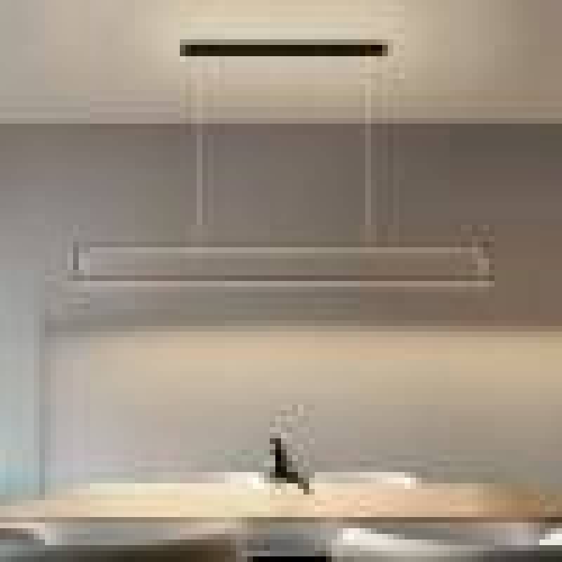 Ray Lampe suspendue moderne à revêtement LED minimaliste pour salle à manger