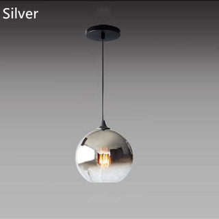 Liroven Lampe Suspendue à Boule de Verre Chambre à Coucher/Salle à Manger-Luire