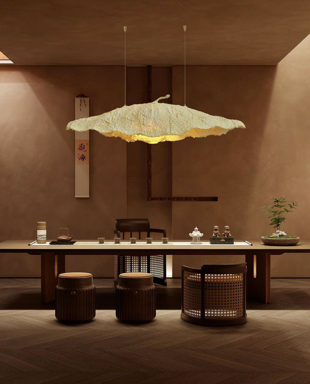 Altalis Artisanal Pulpe Papier Suspension Lumière