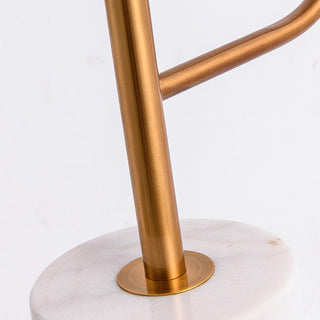 Mira Moderne Avec Tableau Lampadaire Linéaire Simple Marbre/Métal Noir/Or Salon