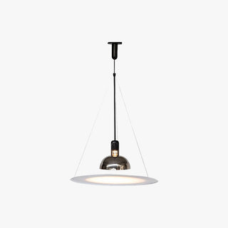 Arisha Suspension LED Moderne Métal/Acrylique Chromé/Noir