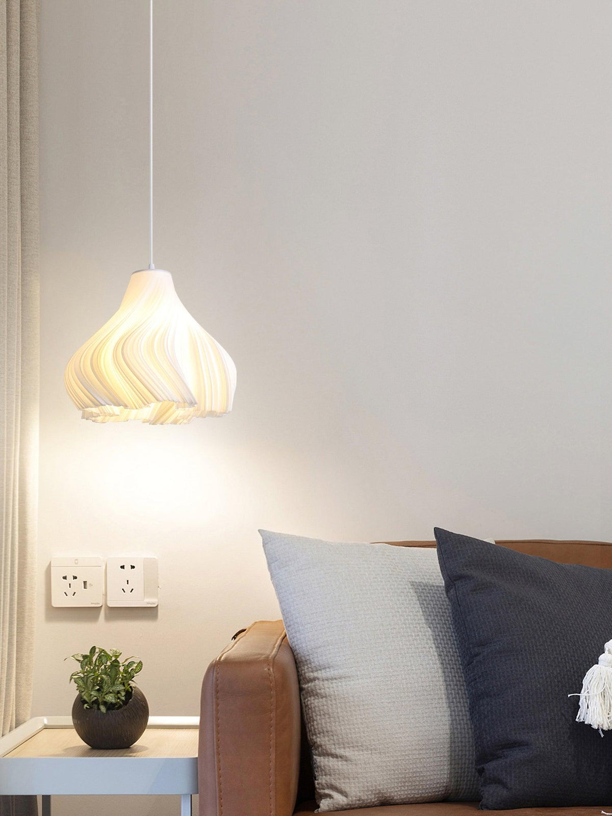 Twirl Lampe Suspendue Art Imprimé Élégante