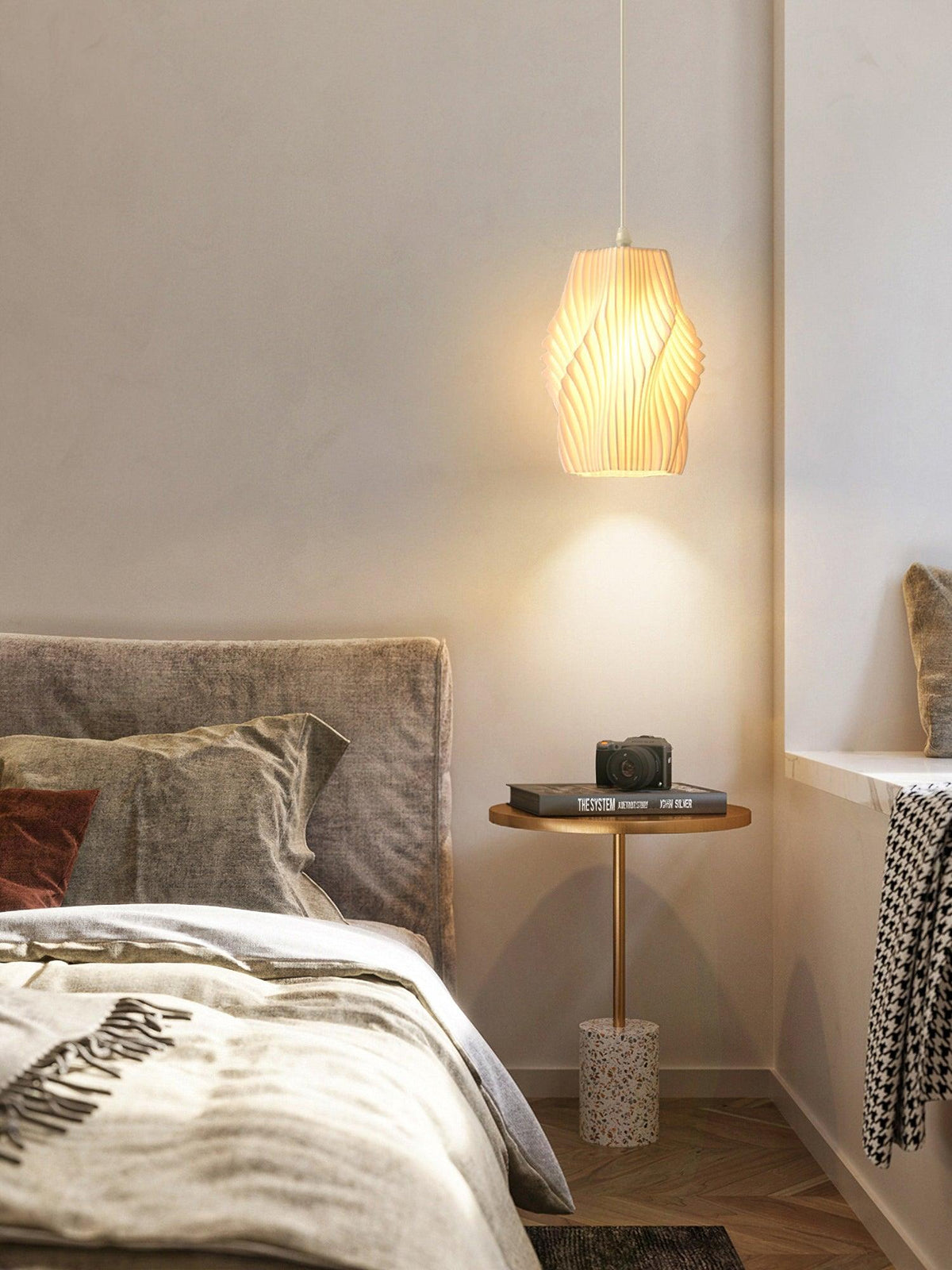 Twirl Lampe Suspendue Art Imprimé Élégante