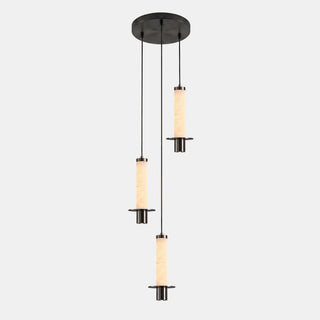 Eirenelia Suspension en Albâtre Cylindrique