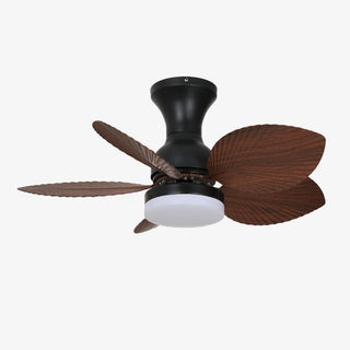 Plafonnier Ventilateur Florence en Bois Vintage