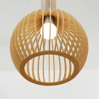 Arix Suspension Design en Bois Sculpté Naturel Salle à Manger-Luire