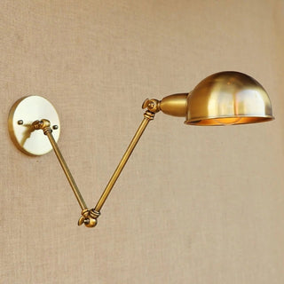 Epoch Applique Murale Demi-sphère Pliable, Laiton, Salon